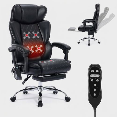 Massage Office Chair with Foot Rest