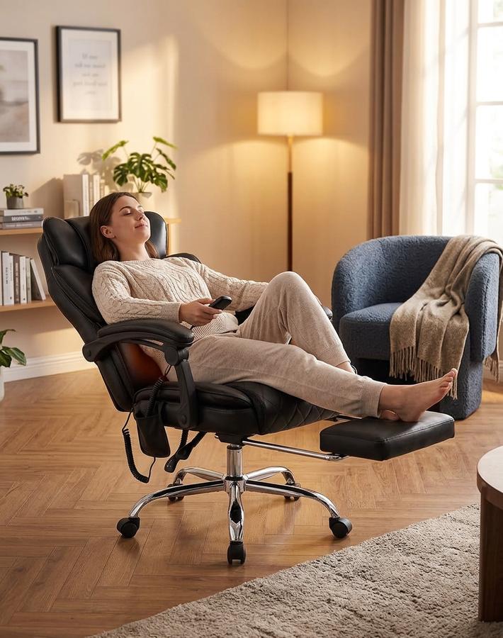Massage Office Chair with Foot Rest